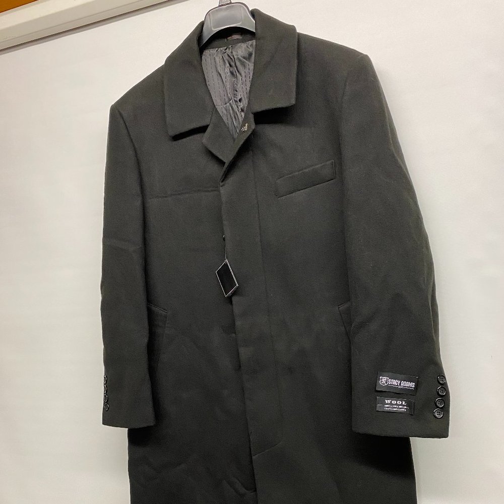 Stacy Adams Men's Eros Full Length Top Coat - Picture 3 of 7